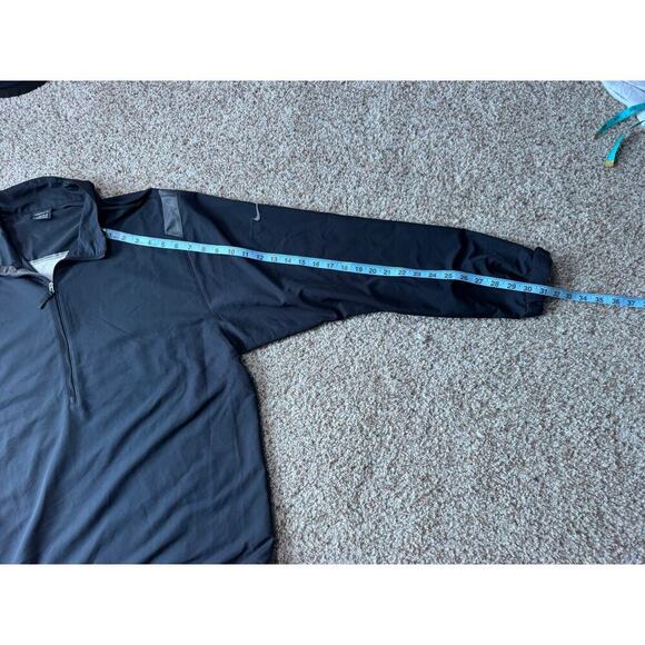 NIKE GOLF jacket size Men's XL; Black & Gray, Lightweight windbreaker - Picture 4 of 13